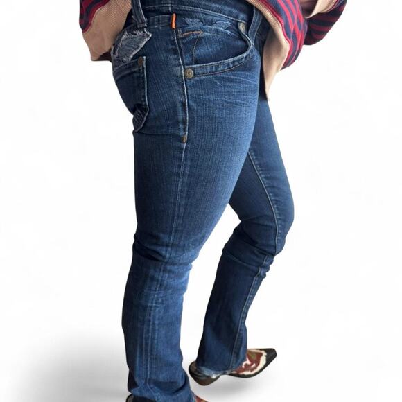 vintage Low rise robins blue jeans - Picture 3 of 8